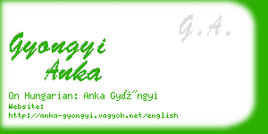 gyongyi anka business card